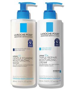 La Roche Posay Lipikar AP+ Body Wash & AP+M Moisturizing Cream Set